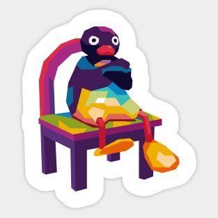 Angry Penguin Meme Sticker